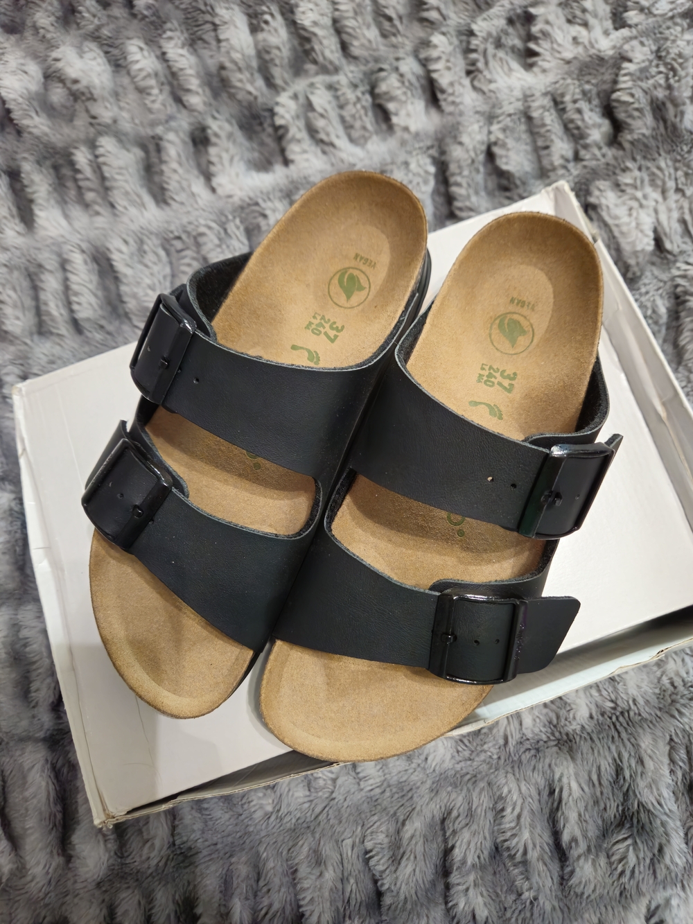 Birkenstock Black Arizona Papillio Platforms